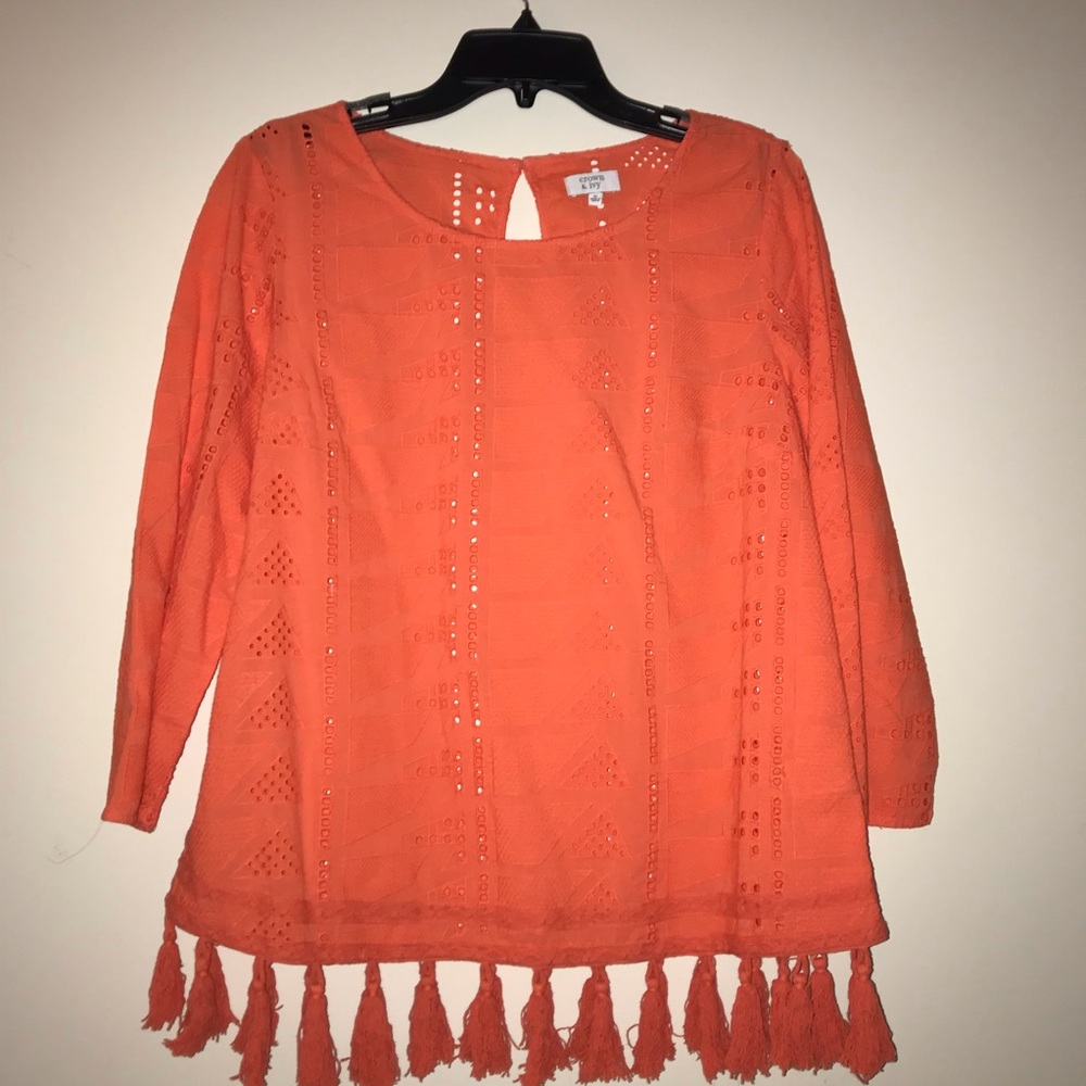 Crown & Ivy 3/4 sleeve shirt